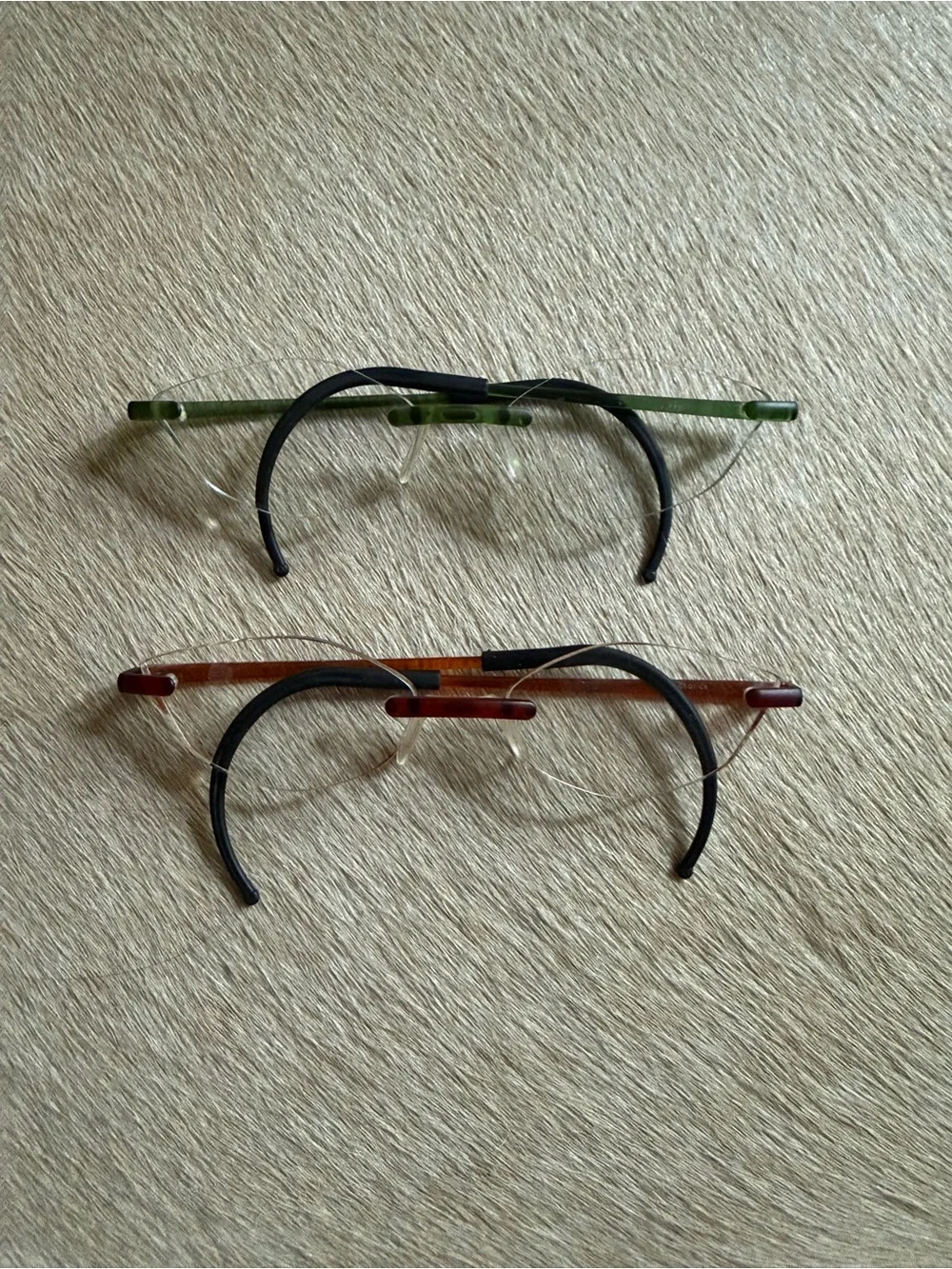 Illa Italian Green Optical Glasses and two pair of Eye Phonics